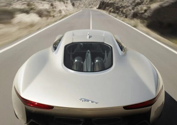 Jaguar C-X75 Turbine Car Mock UP Bladon Jets