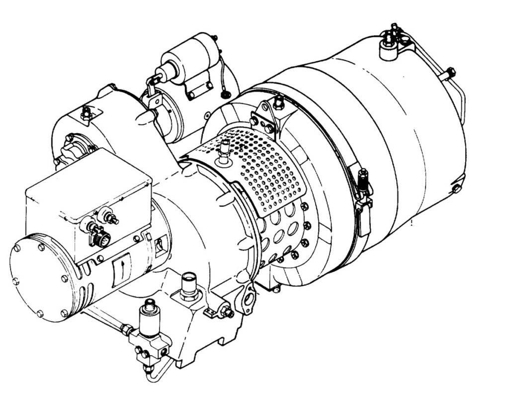 30Kw gas turbine engine