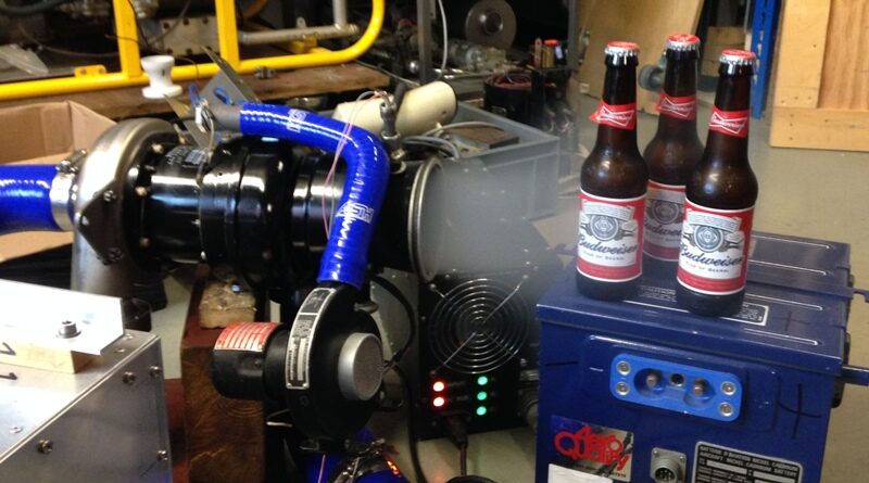 jet engine beer cooler