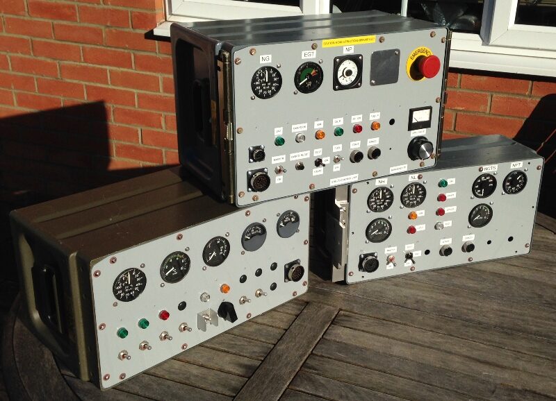 jet engine control panels cockpit instruments