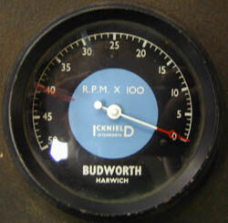 Budworth tachometer rev counter