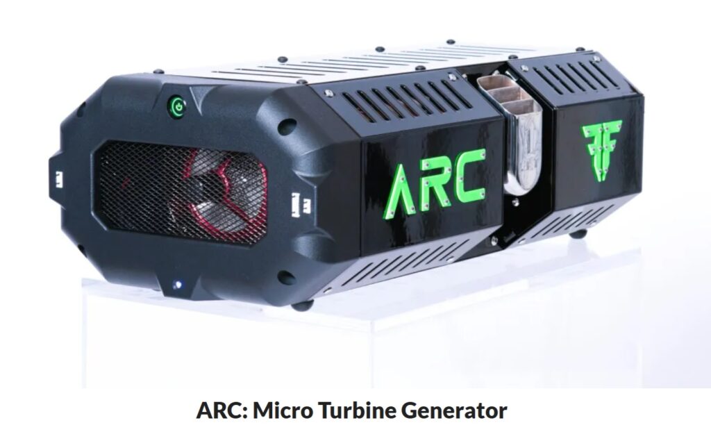 fusionflight micro turbine generator ARC