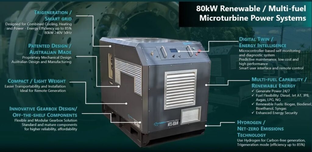 Australian Florestan Microturbine Generator